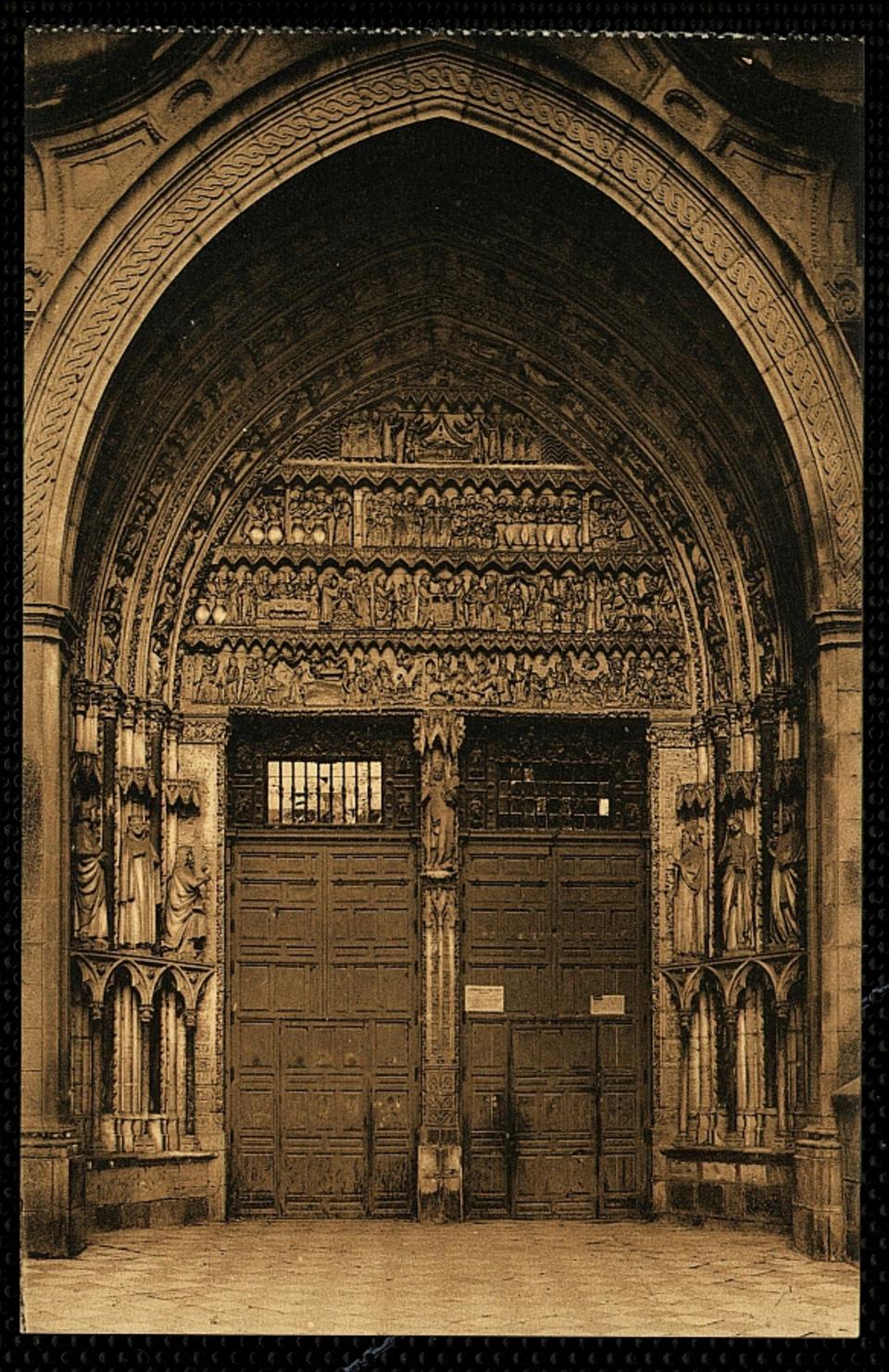 Toledo : Catedral - Puerta del Reloj / L. Roisin, fot.-. [Imagen]