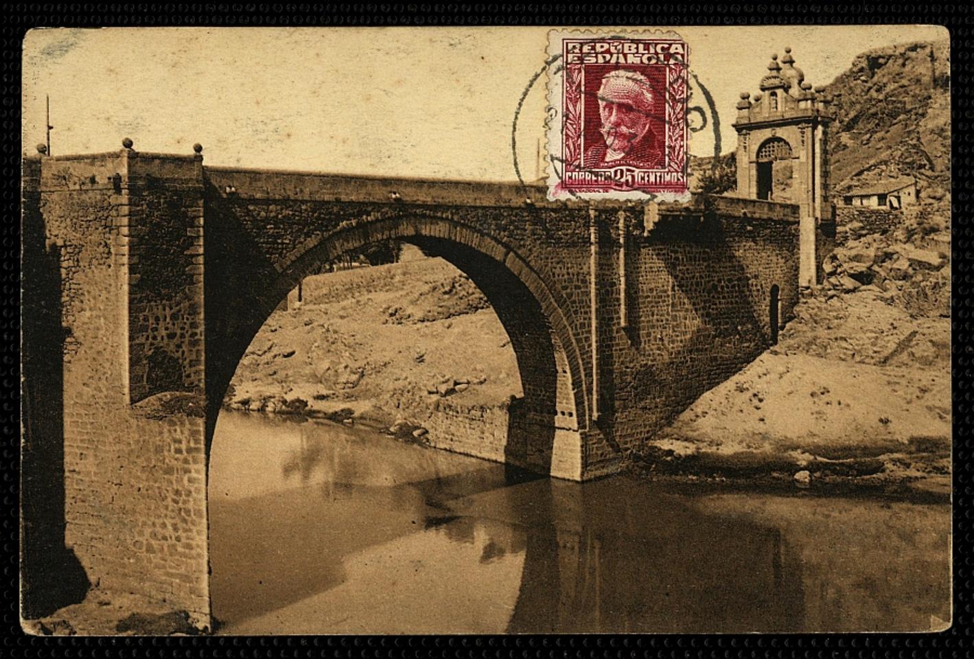 Toledo : Puente de Alcántara / L. Roisin, fot.-. [Imagen]