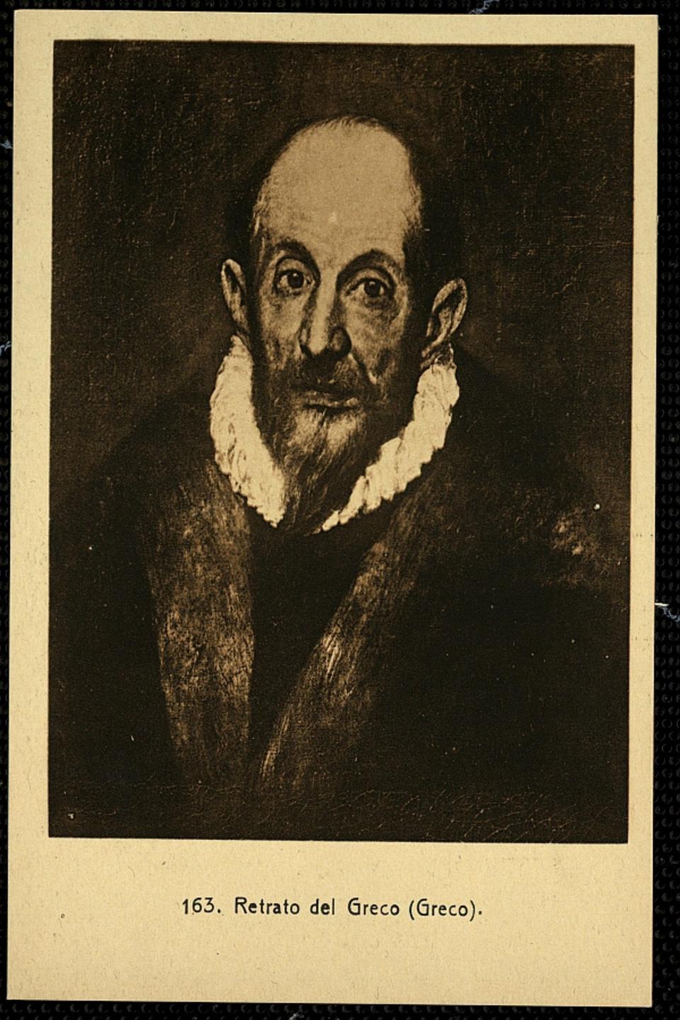 Retrato del Greco (Greco) : / L. Roisin.-. [Imagen]