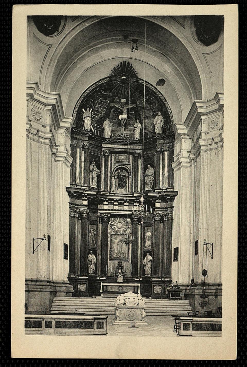 Toledo : Interior de la Iglesia del Hospital de San Juan Bautista / L. Roisin, fot.-. [Imagen]