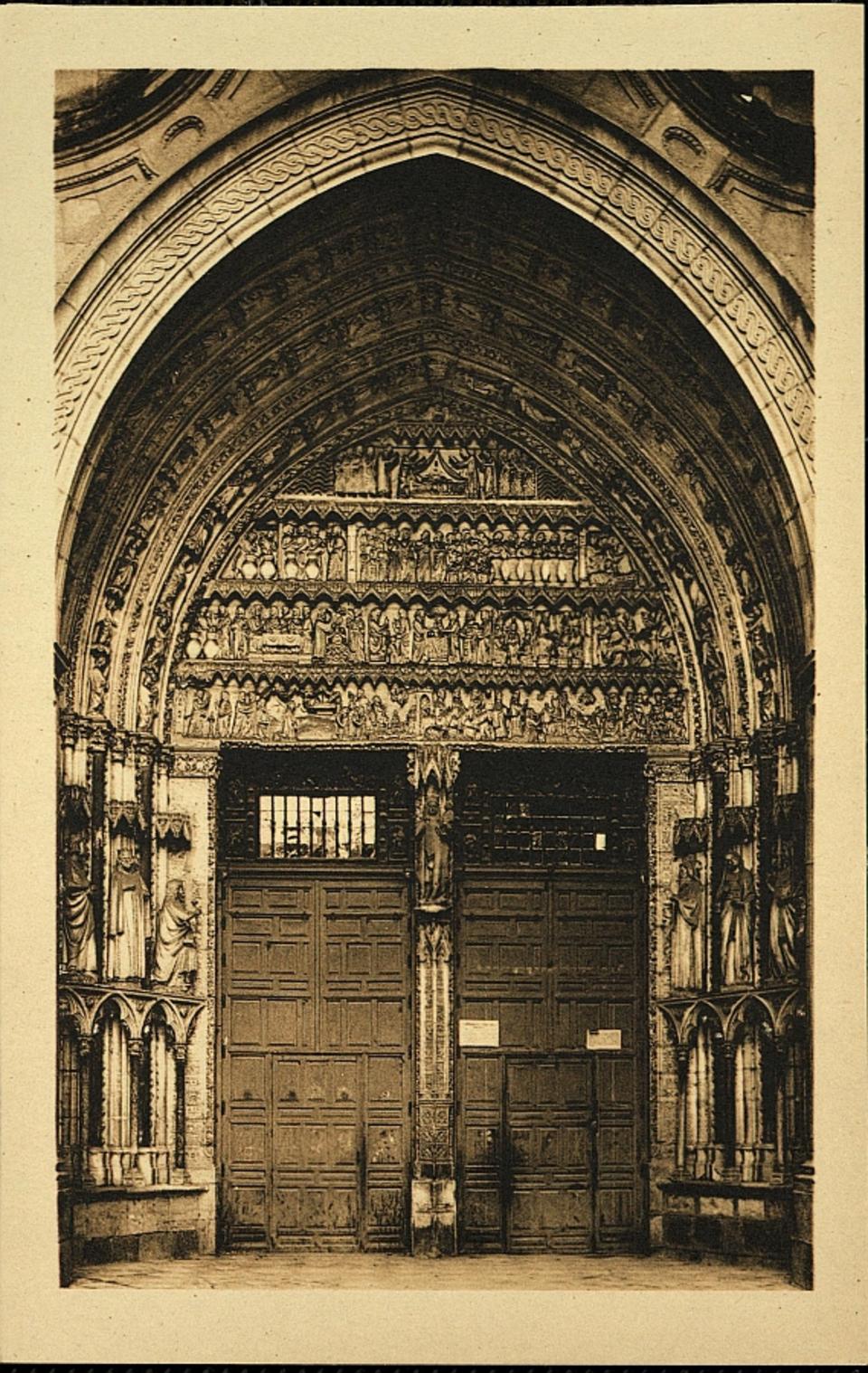 Toledo : Catedral - Puerta del Reloj / L. Roisin, fot.-. [Imagen]