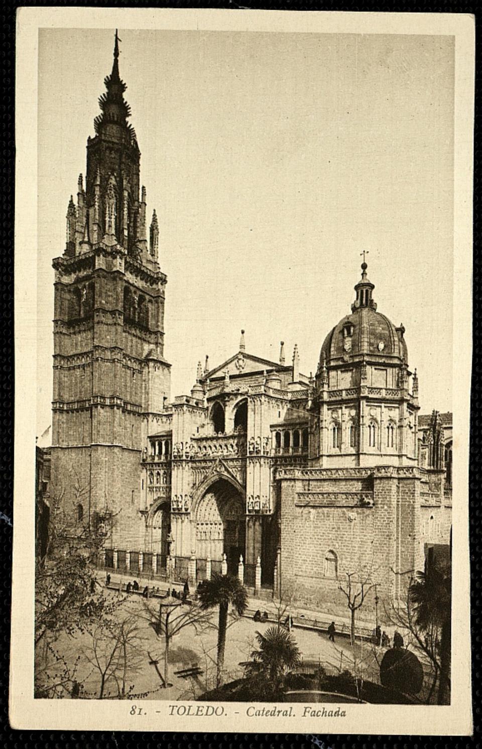 Toledo : Catedral. Fachada / L. Roisin, fot.-. [Imagen]
