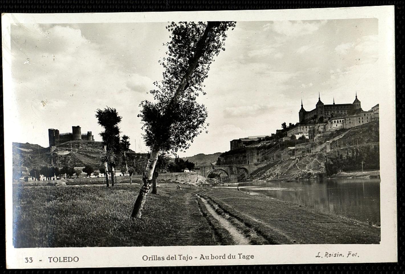 Toledo : Orillas del Tajo / L. Roisin, fot.-. [Imagen]