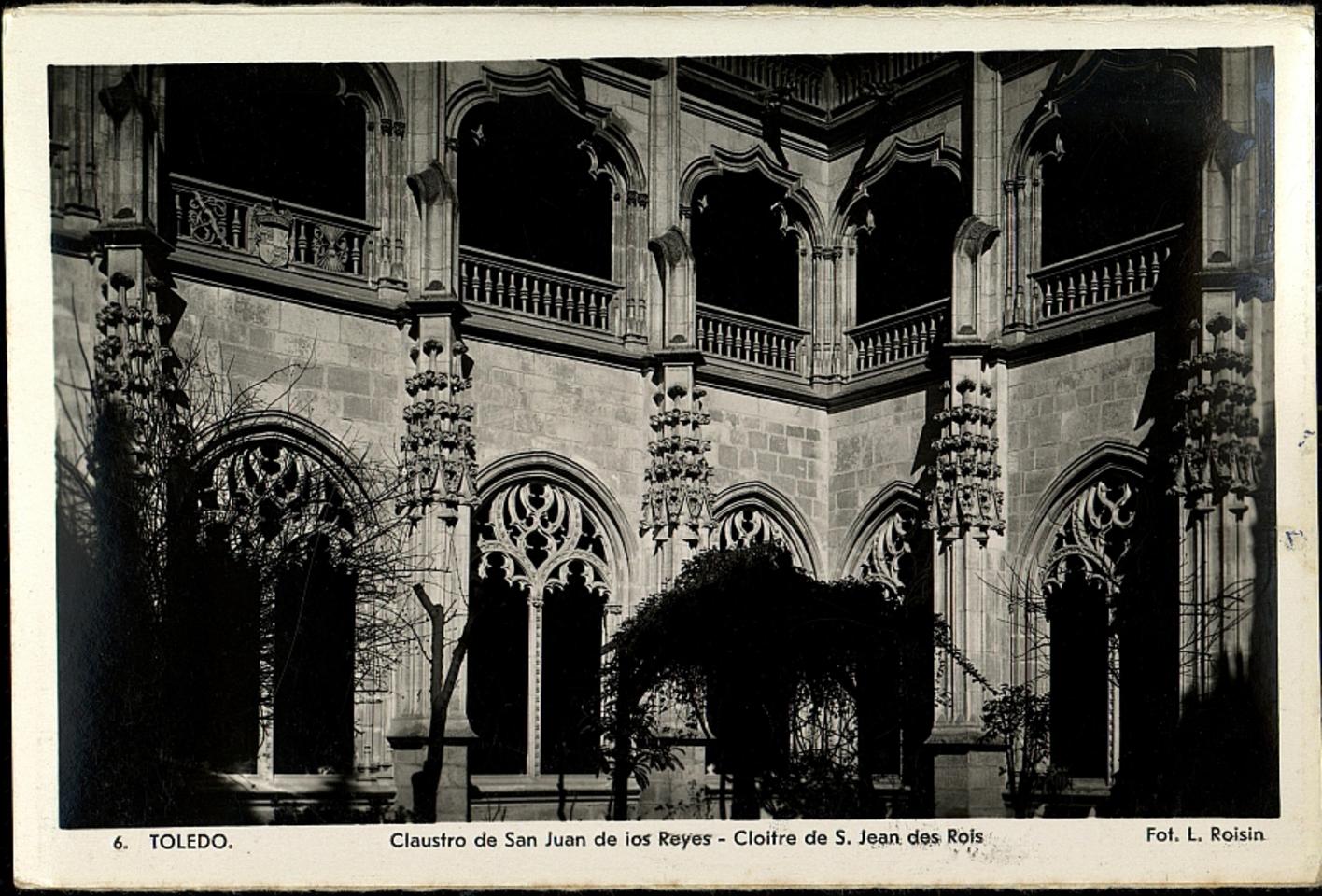 Toledo : Claustro de San Juan de los Reyes / Fot. L. Roisin.-. [Imagen]