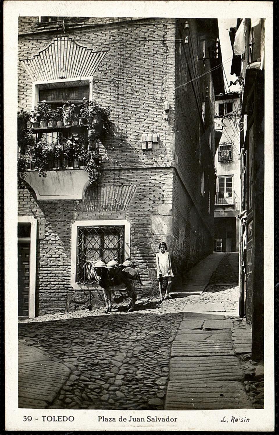 Toledo : Plaza de Juan Salvador [sic, Labrador] / L. Roisin.-. [Imagen]